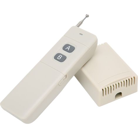 Télécommande 433MHz 12V 2 canaux pour portail électrique et fenêtre automatique, portée 3000 mètres (1/5)