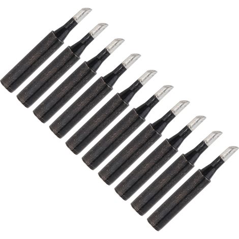 10 schwarze 900MT3C-Innenlötspitzen, professionelles Lötzubehör, industrielles Ersatzteilset