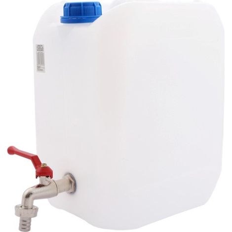 AquaMate Wasserkanister 30L Mit Hahn - Robuster Kunststoffbehälter Für Wassertransport Und Lagerung