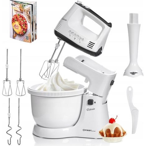 FIRST AUSTRIA Mixeur 2 en 1 avec bol rotatif et blender