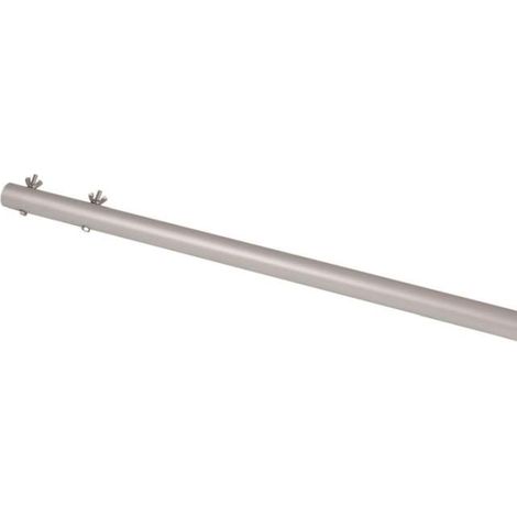 Mango Telescópico Piscina 2,50m  Aluminio Anodizado  Conexión Universal Palomillas  Barra de Limpieza Profesional