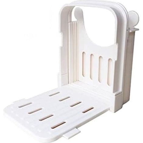 longziming - Trancheuse à pain réglable - Trancheuse pliable pour pain, gâteaux et toasts faits maison, épaisseur réglable pour sandwichs (1/5)