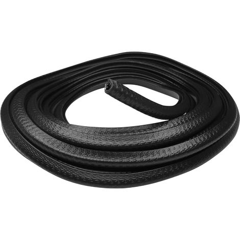 Protection Portière Voiture Universel Longueur 4m Protecteur Bord sans Colle en Forme de U Protection, Noir (1/4)