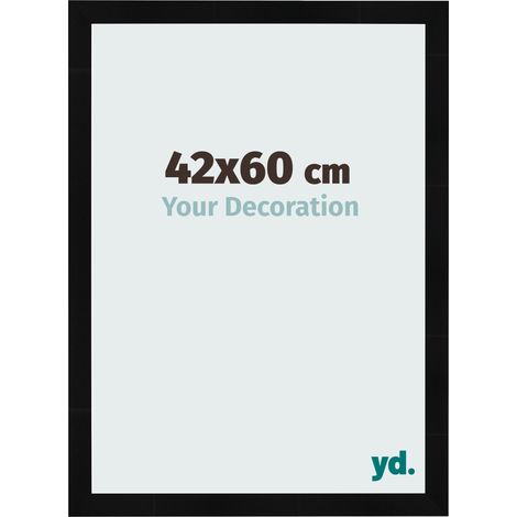 yd. - Cadre photo 42x60 - Noir Brillant - MDF - Pisa (1/5)