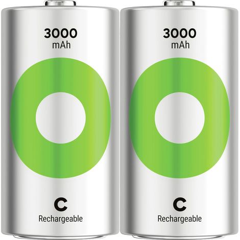 GP ReCyko Baby (C)-Akku NiMH 3000 mAh 1.2 V 2 St. (1/5)