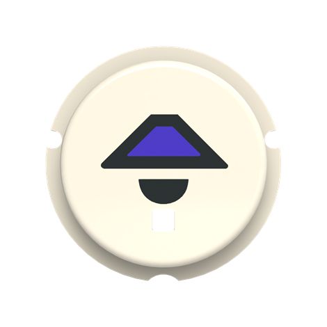 free@home pictogramme avec symbole eclairage blanc 2CLA202610N1102 ABB 590248 (1/3)