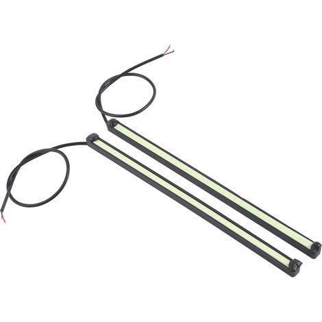 Feu de jour étanche COB haute luminosité à LED DRL pour voiture, 21 cm, bleu glacier (1/5)