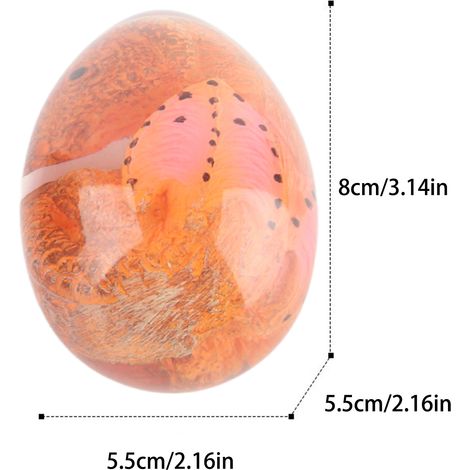 Œufs de Dragon Lumineux en Résine Lave - Collection Ornement Maison Saurs (1/5)