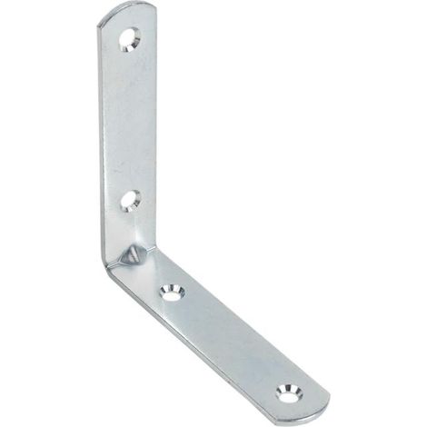Pack 40 unidades escuadra de ángulo 20 mm acero zincado
