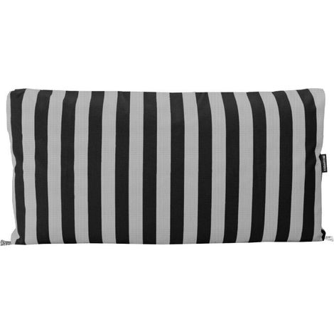 Cojín para Palets Toldotex Negro Asiento-Respaldo 120x60x20 (Rayas) Negro