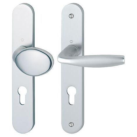 Set di porte di piano New-York 76G/300M/1810 HOPPE Argento - 3281135