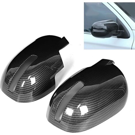 Außenspiegelabdeckung links/rechts, Zierkappe aus Kohlefaser, passend für Mitsubishi Outlander 13–16 (1/5)