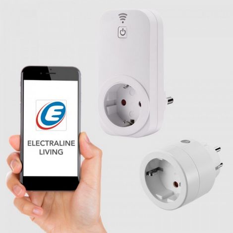 PRESA SMART WIFI ELECTRALINE TIMER COUNTDOWN CONTROLLO REMOTO APP IOS ANDROID (1/4)