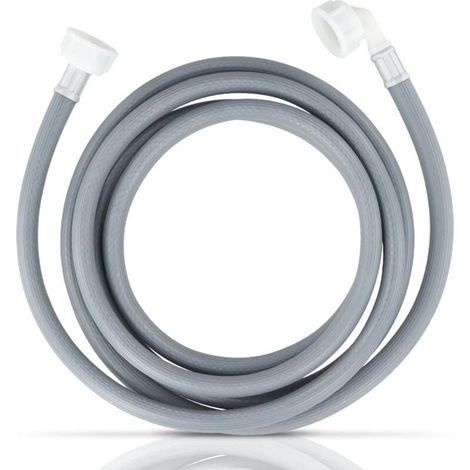 Tuyau Arrivee Deau d'Eau Froide, Tuyau Machine à Laver Anti-Explosion, Tuyau d'Arrivée d'Eau, Tuyau Lave Linge, Flexible d'Alimentation pour Lave-Linge et Lave-Vaisselle de 300cm, Gris (1/4)