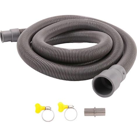 Raccords de tuyau de vidange pour machine à laver à tambour automatique, 2 mètres -- (1/5)