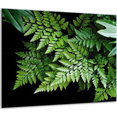 GLASSCHUTZPLATTE FÜR HERD 60x52 BLUMEN (1/5)