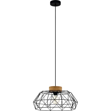 Suspension luminaire Padstow, lustre suspendu vintage, industriel (1/2)