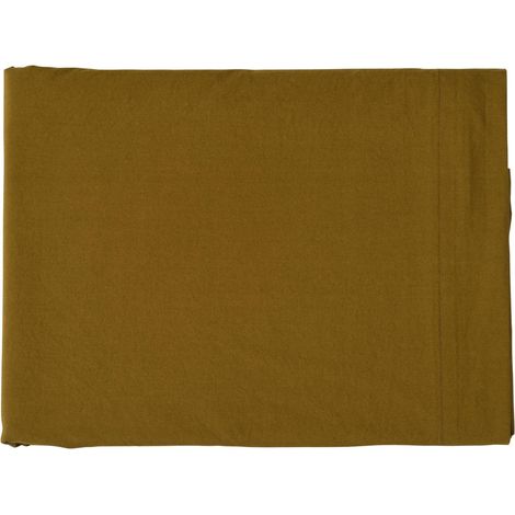 Drap Plat en Coton Biologique Certifié pour Lit, Doux et Respirant, 260 x 310 cm - PANGIVO