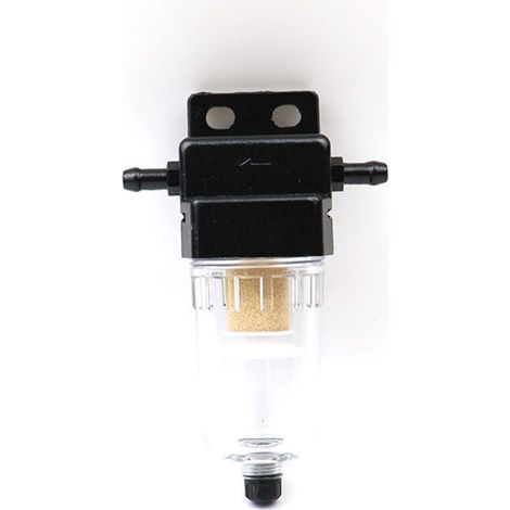 1 Filtre à Essence - Séparateur d Eau - Boîtier Transparent ABS Métal - Pour Chauffage Stationnement et Automobile (1/5)