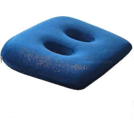 Coussin d'assise orthopédique en mousse à mémoire de forme pour soulager les ischions - Cadeau NOD9 (1/5)