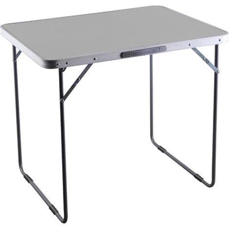 MESA PLEGABLE ACERO 80X60X70 CM GRIS