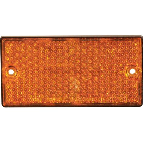 Catadióptrico Rectangular Naranja