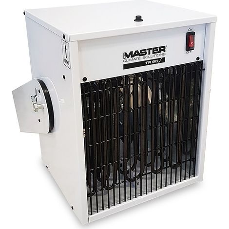SOVELOR Chauffage Electrique Mural Soufflant TR 9D TR9D, Aerotherme 9 kW Triphase 380V, Thermostat Integre, Orientable, Garantie 2 ans