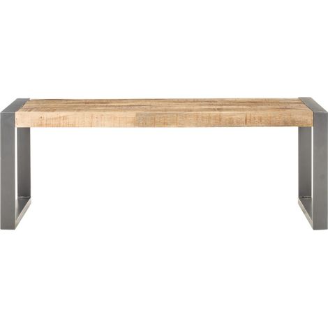 Maison Exclusive - Couchtisch 110x60x40 cm Raues Mangoholz