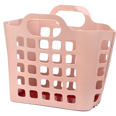 Panier À Linge - Double Poignée - Entièrement Ventilé - Capacité 2 Boisseaux - Pour Linge Sale Ou Propre - 1 Pièce (1/5)