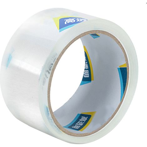 Ruban adhésif transparent pour emballage cadeau, largeur 4,8 cm, forte adhérence, idéal pour le bureau. (1/5)