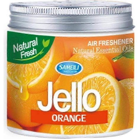 Désodorisant d'ambiance pour voiture à l'orange (220 g) - Gel parfumé d'aromathérapie pour un parfum rafraîchissant et longue durée (1/5)