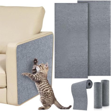 [JAMAIS UTILISÉ] Tapis griffoire auto adhésif pour chats 40×100cm (1/4)
