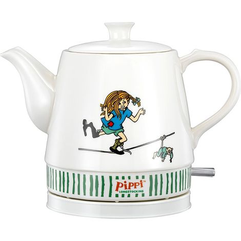 PIPPI Keramik-Wasserkocher - 0,8 Liter - Pippi-Circus-Design