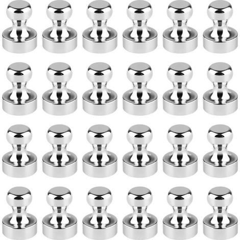 24pcs Aimants Puissants, Aimant Frigo, Aimant Neodyme, Magnet Frigo, Aimants Tableau Magnétique, Petit Aimant Puissant (1/5)