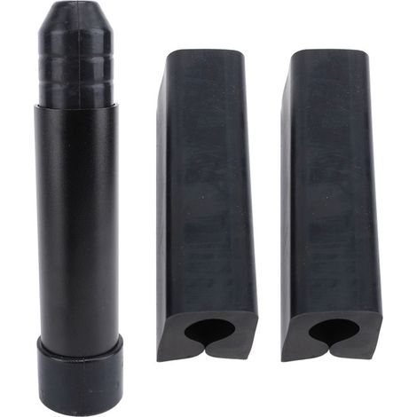 Staffa di supporto per specchio di poppa per motore fuoribordo Tohatsu a 3 cilindri, cilindri di sterzo, fermi di arresto e sistema di trim/tilt (nera) (1/5)