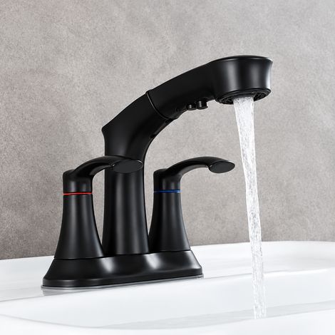 Mitigeur Lavabo avec Douchette Extractible Noir BC6239 34,5 × 23 × 12,5 cm 2,418 kg – Livraison gratuite (1/5)
