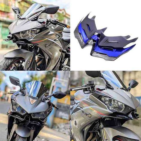 carbon fiber textured ABS motorcycle fairing for Yamaha YZF. (1/5)