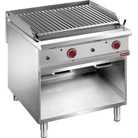 Grill pierre de lave 2 faces inox- armoire GN2/1 - Diamond (1/3)