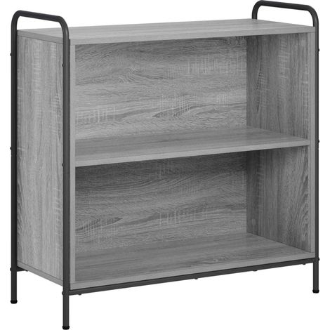 Librería 80 x 33 x 80 cm Madera de ingeniería Sonoma gris vidaXL (1/5)