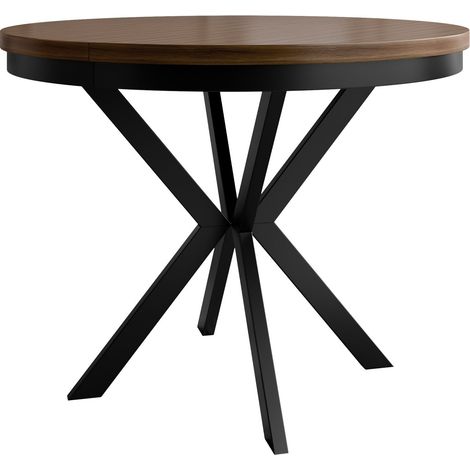 Mesa Oswego 156, Nogal, 76x0x0cm, Alargamiento, Aglomerado laminado, Metal