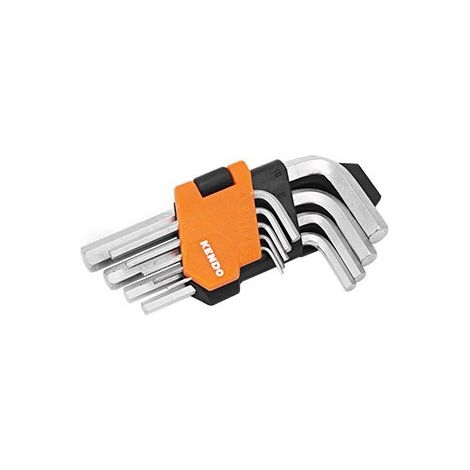 Set chiavi maschio esagonali kendo 9 pezzi 1,522,53456810 mm (1/3)
