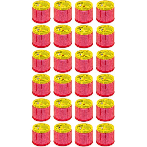 ROTHENBERGER Industrial  C200 Supergas-Cartucho  de gas  perforable NUEVO  con sistema  integrado Gas  Lock 24  unidades (1/2)