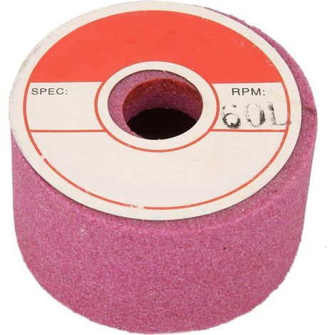 Meule en corindon, type coupelle en céramique, 75 x 40 x 20 mm, grain 120, rouge (1/5)