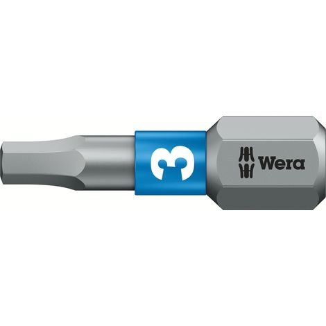 Embout WERA six pans creux Hex-Plus, BiTorsion 3,0x25mm (1/5)