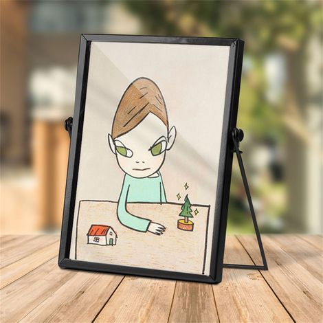 Ornement En Acrylique - Cadre Métallique - Design Dessin Animé - Décor De Table Imperméable - 14,5 x 19,5 cm - 1 Pièce (1/5)