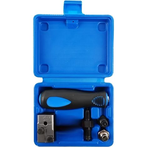 Kit d'outils pour double évasement de conduites de frein 3/16 po — Outil d'évasement pour conduites de frein automobile