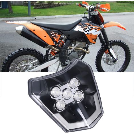 5 LED Motorradscheinwerfer für KTM EXC SXF MX Dirt Bike (1/5)