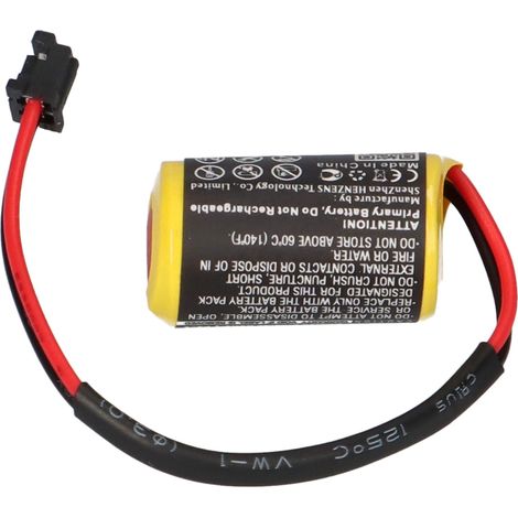 vhbw Batterie kompatibel mit Omron Sigma 2, SGDH ServoRack, SGDH amplifier Steuereinheit (1000 mAh, 3,6 V, Li-Ion) (1/5)