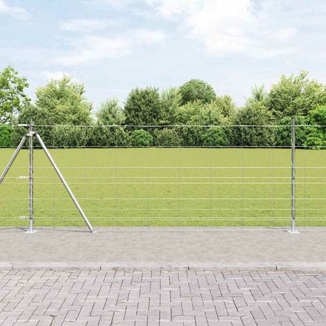 Zaunpfosten Galvanisiert 50 x 1 m Stahl