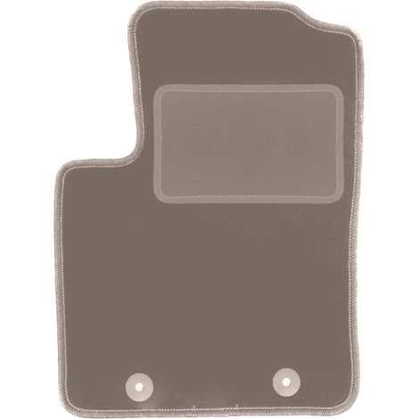 Tappetino conducente beige per: Fiat 500 cabrio, hatchback (2007-2013)
